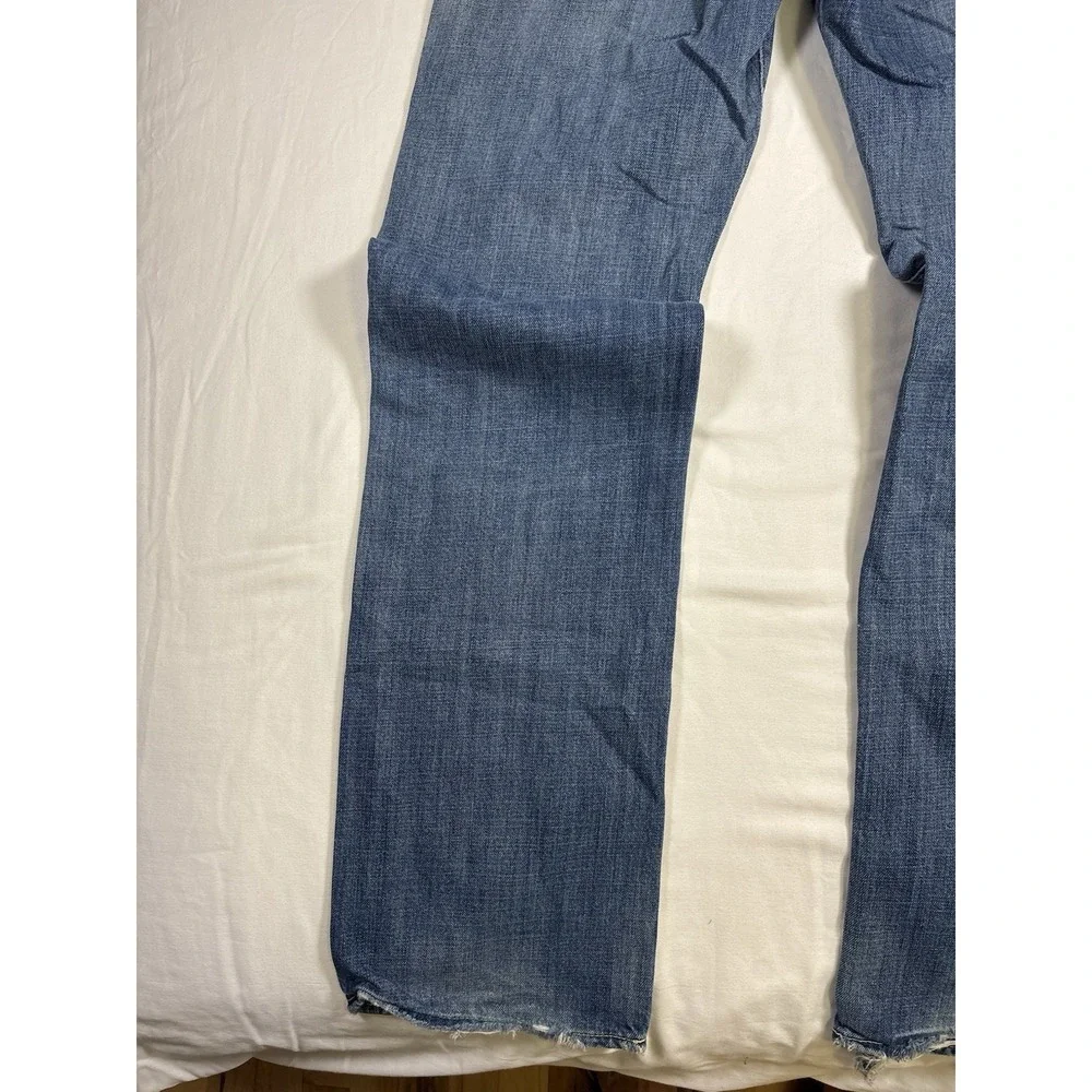 VTG Abercrombie & Fitch Horton Jeans Straight Button Fly Distressed 32x34